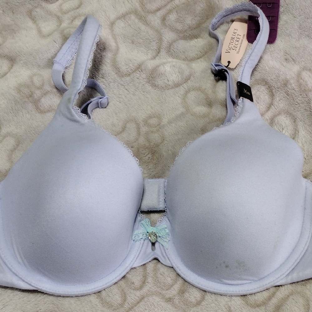 Victoria's Secret Blue T-Shirt Bra with Underwire Support